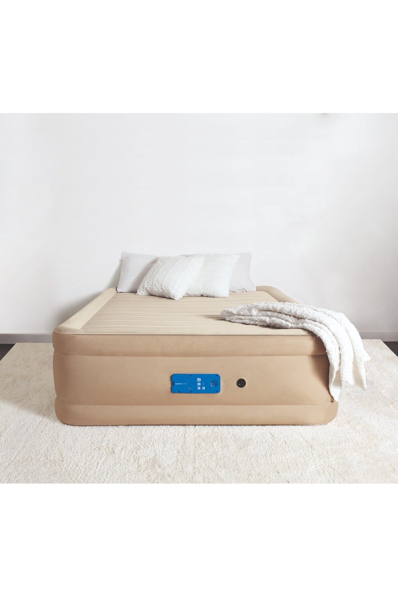 Bestway Bestway Airbed Queen Size Built-In AC Pump 203x152x51cm | Air Mattress | Inflatable Mattress | Air Bed For Indoor and Outdoor Camping - Image 3