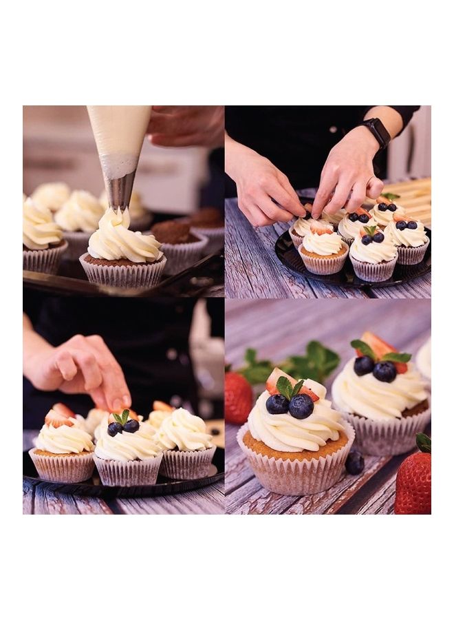 NIBEMINENT Bakeology Icing Bag With 8 Nozzles Multicolour 27.7x13.6x2.9cm - Image 4