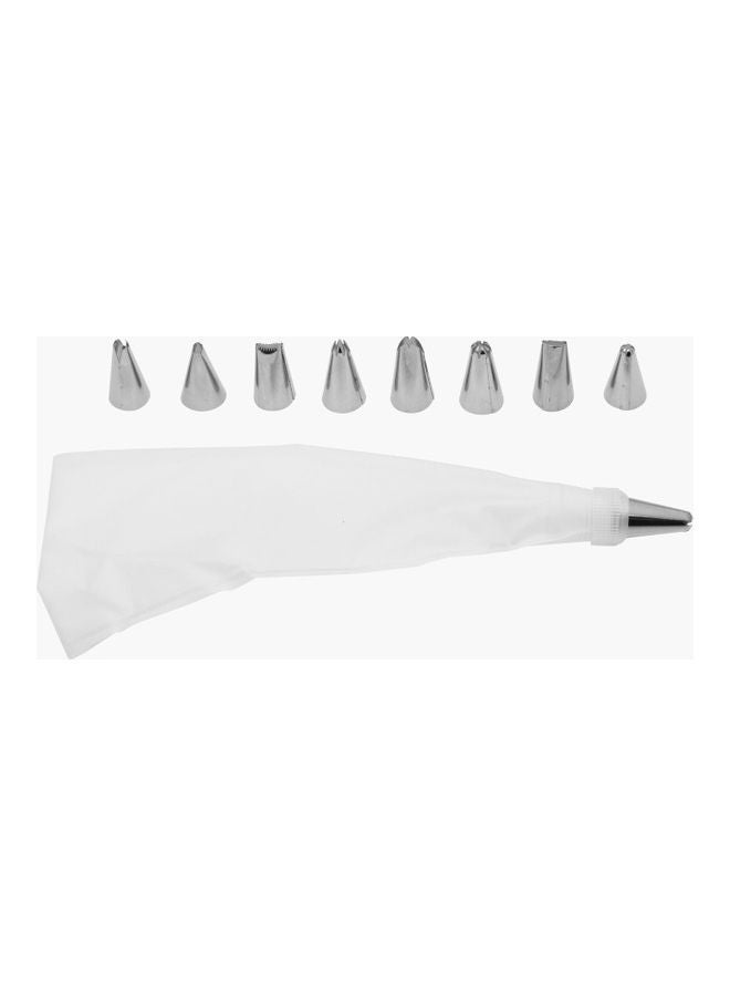 NIBEMINENT Bakeology Icing Bag With 8 Nozzles Multicolour 27.7x13.6x2.9cm - Image 3