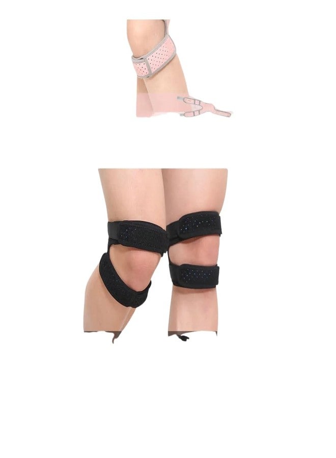 Digital Shoppy Breathable Basketball Knee Pads, Black (1 piece) - Image 5