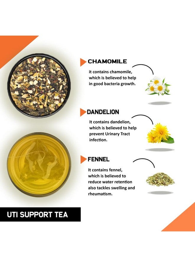 TEACURRY UTI Support Tea (1 Month Pack, 100 Grams) - Helps with Urinary Track Infections , Immunity (100 Grams | 50 Cups) - Image 2