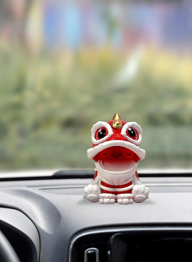 لينند الصفحة الرئيسية سيارة الذيل العالمي ديكور نموذج الأرقام الإيماءات التلقائية اللف أغطية الرأس ، الأحمر - Image 2