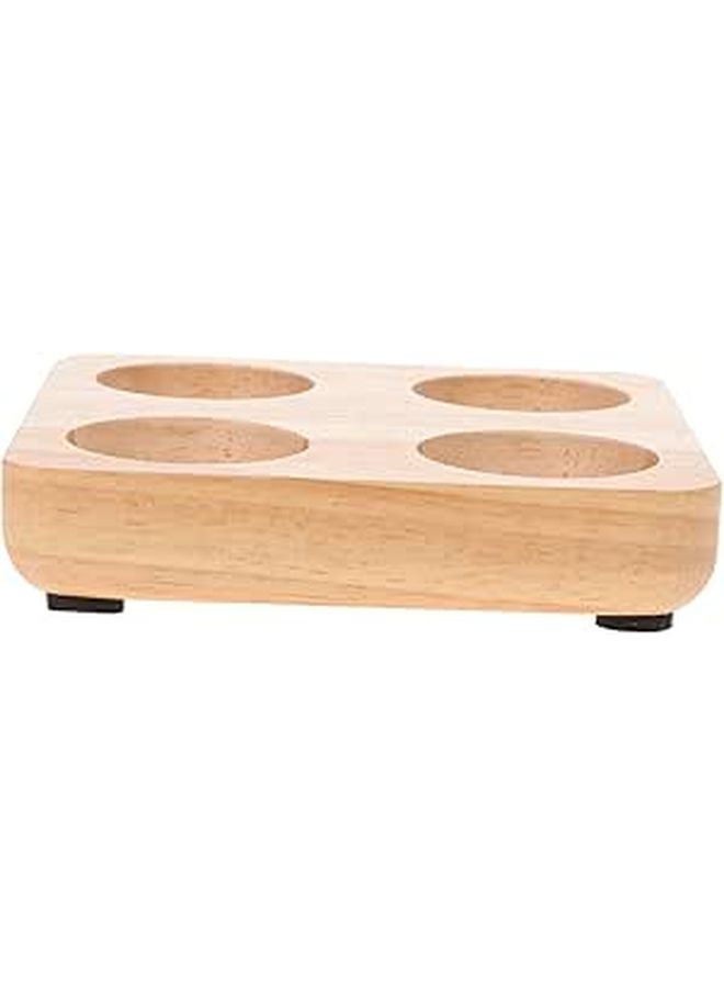 Durable Wooden Egg Holder Box Compact Countertop Storage For Kitchen Fridge - Image 1