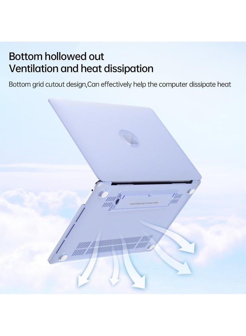 general Case Compatible with MacBook Air 13 Inch (2018-2021, M1) (Model: A1932, A2179, A2337) Heavy Duty Case Laptop Plastic Hard Shell Case Stand Protective Case - Image 5