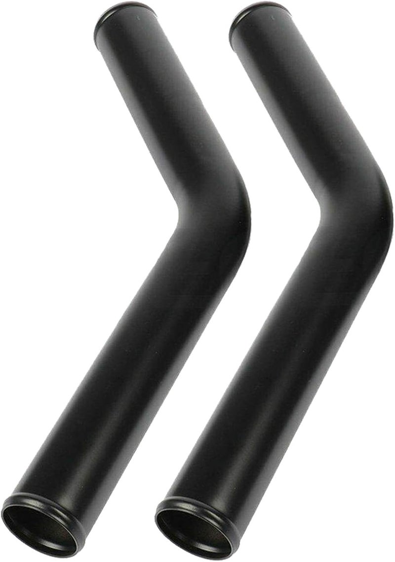 MOOSUN 8PCS Universal 2.5 Inch Aluminum Intercooler Piping U-Pipe Black Kit & T-Bolt Clamps & Black Coupler (2.5 Inch) - Image 2