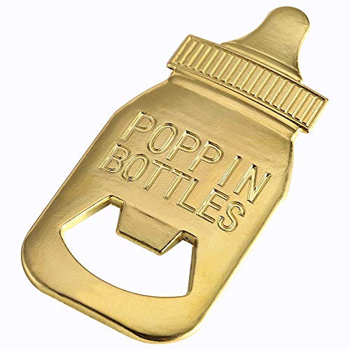 YFS 6 Pcs White Bottle Opener Baby Shower Return Gifts for Guest, Rose Gold Feeding Bottle Opener Wedding Favors,Super cute Party Favors Gift - Image 4