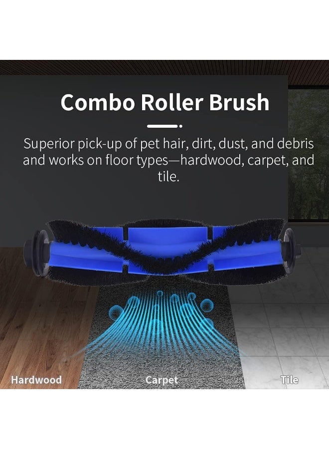 مجموعة بديلة للمكنسة الكهربائية الروبوتية Eufy G10 و G30، تتضمن فرشاة رئيسية واحدة، و 4 مرشحات، و 2 ممسحة قابلة للغسل، و 2 أداة، و 2 زوج من الفرش الجانبية. - Image 5