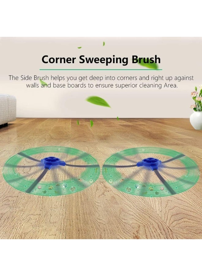 مجموعة بديلة للمكنسة الكهربائية الروبوتية Eufy G10 و G30، تتضمن فرشاة رئيسية واحدة، و 4 مرشحات، و 2 ممسحة قابلة للغسل، و 2 أداة، و 2 زوج من الفرش الجانبية. - Image 3