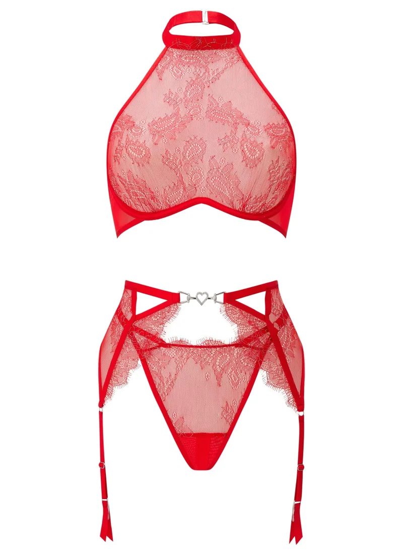 Ann Summers Ann Summers Glimmer Crotchless Set