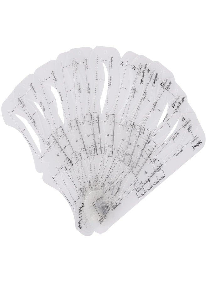 Ohlove 12 Pcs Reusable Eyebrow Stencil, Eyebrow Template with Elastic Band for Beginners (eyebrow distance 2.5cm) - Image 5