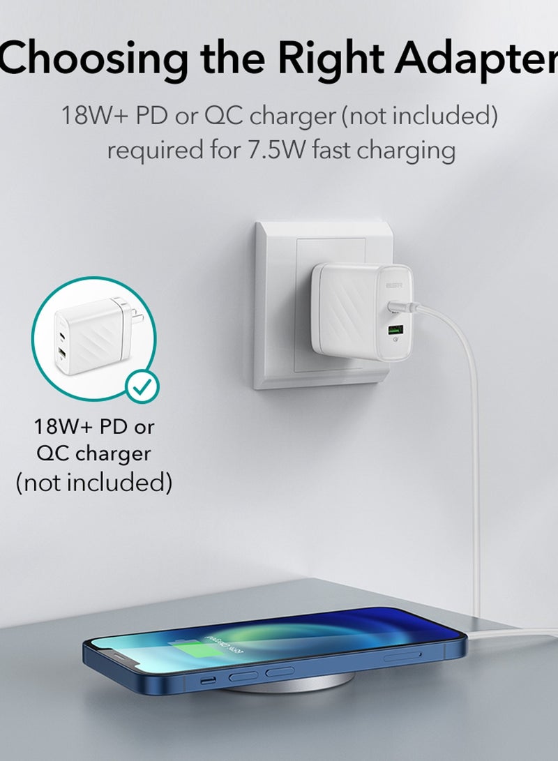 E-SR Wireless Charger with MagSafe, Kickstand Charger Compatible with iPhone 15/14/13/12 Series, with 5 ft (1.5 m) Removable Cable, MagSafe Accessories, Adapter Not Included- Sierra Blue - Image 3