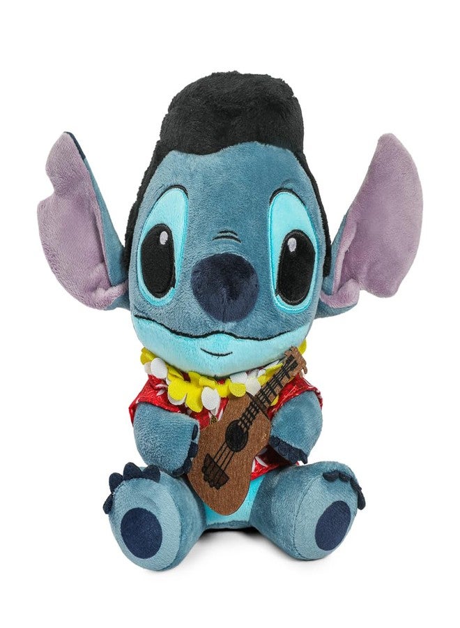 Kidrobot Collectible Disney: Lilo and Stitch Blue Hawaii Elvis Stitch Phunny Plush Figure - Image 1
