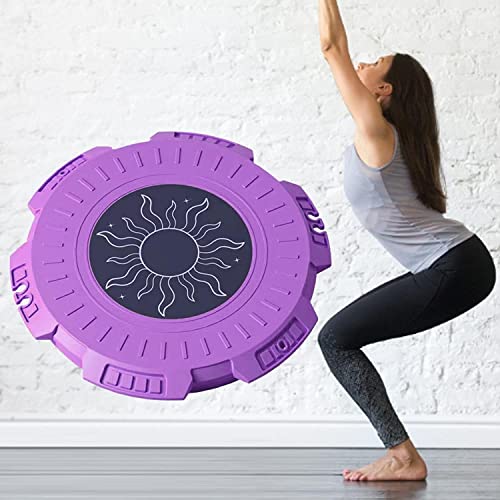 Trifecta Core Ab Twister Board for Exercise Waist Twisting Disc for Slimming and Strengthening Abdominal & Stomach Exercise Equipment Stomach Waist Trimmer Twist Board Machine(Dark Purple) - Image 4