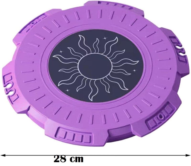 Trifecta Core Ab Twister Board for Exercise Waist Twisting Disc for Slimming and Strengthening Abdominal & Stomach Exercise Equipment Stomach Waist Trimmer Twist Board Machine(Dark Purple) - Image 2