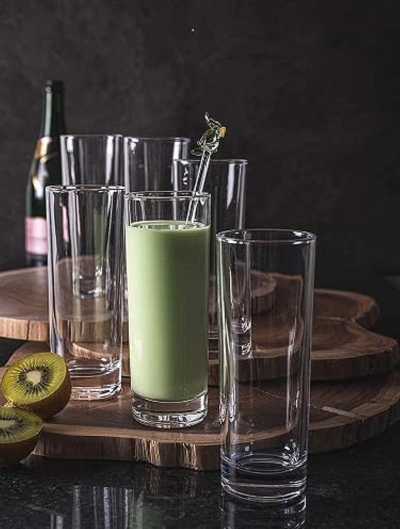 VILON Italian Premium Glass jug 1300 ml with Lid Drinking Glasses Set 6 Glass 300ML Water Jug Glass for Hot Cold Water Coffee Milk Juice Iced Tea Transparent 1 jug 6 Glass - Image 5