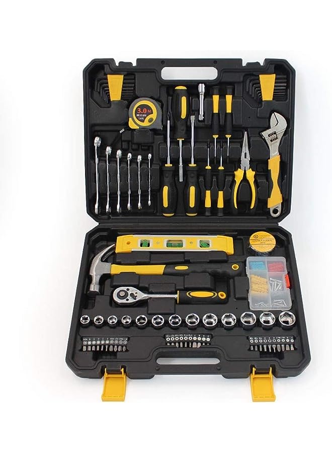 IAF Small Household Mechanic Tool Set - 108 Piece Tool Box Set, Basic Home Tool Kit, Car Tool Set, Mechanic Hand Tool Kit, Tool Kit for Home - Image 2