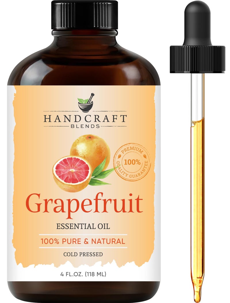 Handcraft Blends Grapefruit Essential Oil Huge 4 Fl Oz 100 Pure and Natural Premium Grade Essential Oil for Diffuser and Aromatherapy Skin Massage Candle and Soap Making Fragrance - Image 3