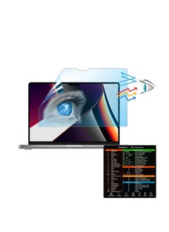 Generic واقي شاشة غير لامع للكمبيوتر المحمول مضاد للضوء الأزرق لجهاز MacBook Pro 14 بوصة M3 /M3 Pro /M3 Max /M2 Pro /M2 Max /M1 Pro /M1 Max Model A2442 A2779 A2918 A2992، يقلل من إجهاد العين  - Image 4