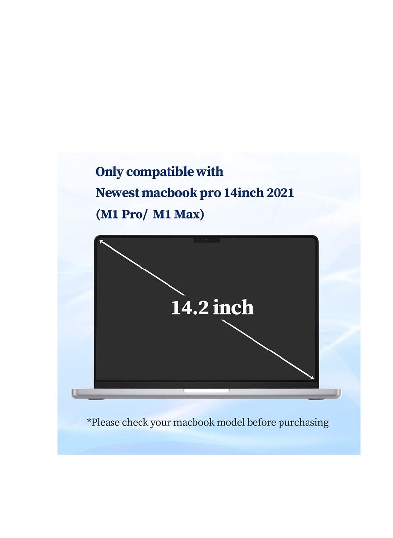 Generic - 1Pack Anti Blue Light Laptop Matte Screen Protector For MacBook Pro 14.2 inch M4/M3 /M3 Pro /M3 Max /M2 Pro /M2 Max /M1 Pro /M1 Max Model A3112/A3185/A3401/A2918/A2992/A2442/A2779, Reduce Eye Strain - Image 1