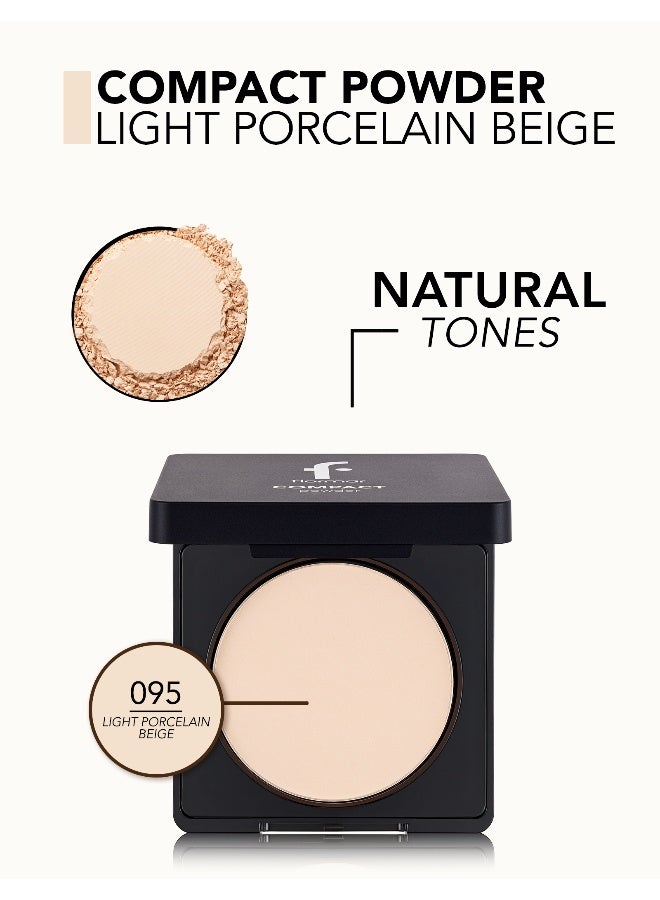 flormar NP Compact Powder -095 Light Porcelain Beig - Image 5