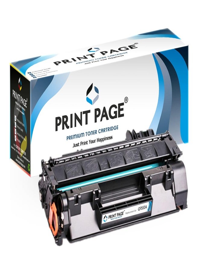 Print Page 53A Toner Cartridge Compatible for LJ Printers P2014, P2015, P2015dn, P2015x, M2727, M2727nf, 3310, 3370 (1 pcs) - Image 1