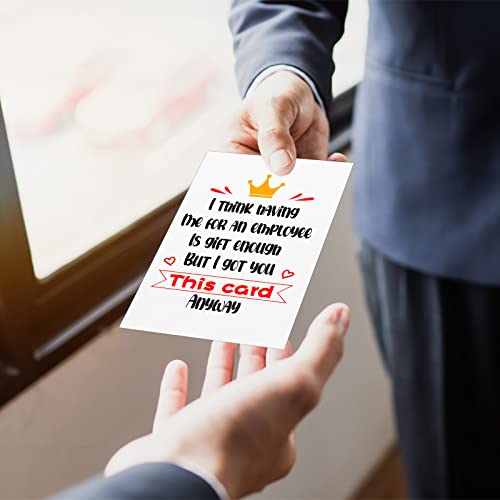 PETCEE Funny Boss Day Card for Women Men Boss Day Gifts Card from Employee Bosses's Greeting Card for Lady Bosses Her Him National Boss's Day Gift Ideas Christmas Birthday Gifts for Male Female Manager - Image 3
