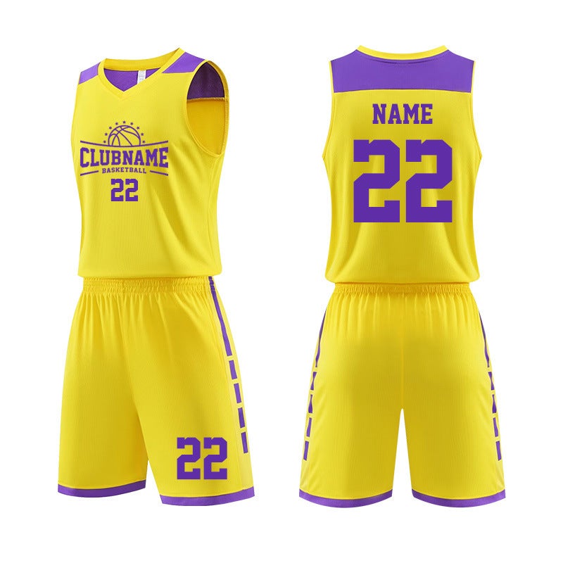 Children'S Basketball Uniform Suit Men'S And Women'S Game Training Camp Team Uniform Middle School Student Sports Jersey Quick-Drying Vest Printed Number - Image 5