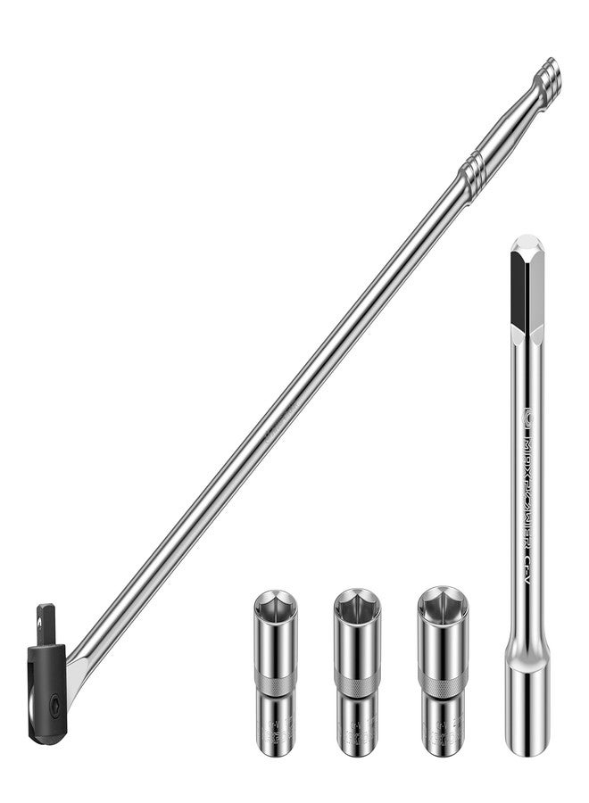 قاطع دائرة MAXPOWER مقاس 24 بوصة بمحرك 1/2 بوصة مع قضيب تمديد 125 مم ومقابس مكونة من 3 قطع تتضمن 17 مم و19 مم و21 مم - Image 1