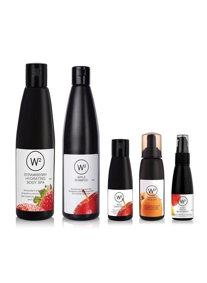 W2 Why Wait Apple Shampoo Increase Gloss Hydration Restores Shine & Reduces Itchy Scalpclean Dandruff & Frizz (Wellness Pack)  - Image 1