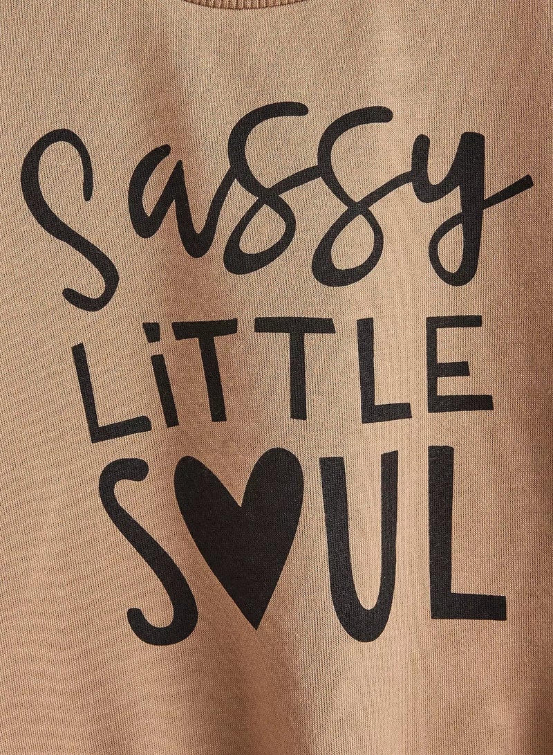 Toddler Boys Slogan Graphic Round Neck Pullover  - Image 4