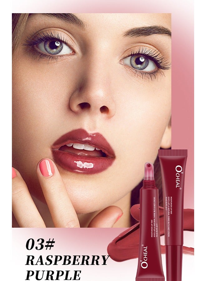 OCHEAL Moisturize Lip Tint - Nude Lip Gloss Hydrating Smooth Gloss Tinted Lip Balm Transparent Lip Care Reduce Drying Moisturize Long Lasting Nourishing Non Sticky Fresh Texture & Dry Lips Care Plumper #03 - Image 2
