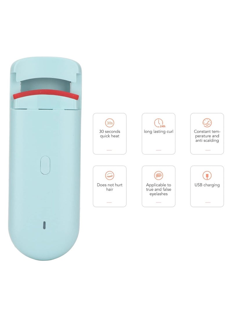 general Heated Eyelash Curlers, Electric Eyelash Curler Heated Constant Temperature USB Charging Fits Eye Long Lasting Curl for Household - Image 4