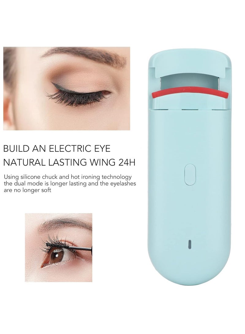 general Heated Eyelash Curlers, Electric Eyelash Curler Heated Constant Temperature USB Charging Fits Eye Long Lasting Curl for Household - Image 3