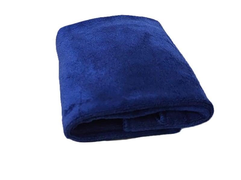 ZEDFIBER Microfiber Towel, 40 x 60 cm, 400 GSM, Navy Blue, Super Soft, Quick Dry - Image 1