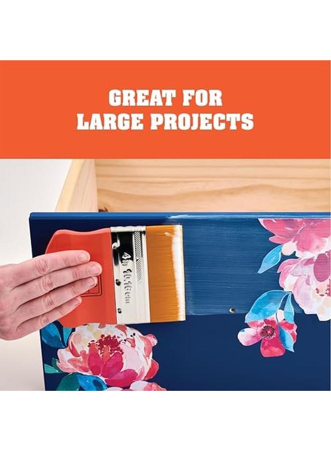 Mod Podge Gold Brush Applicator 4 Inch 12917 Taklon 1 Pack - Image 4