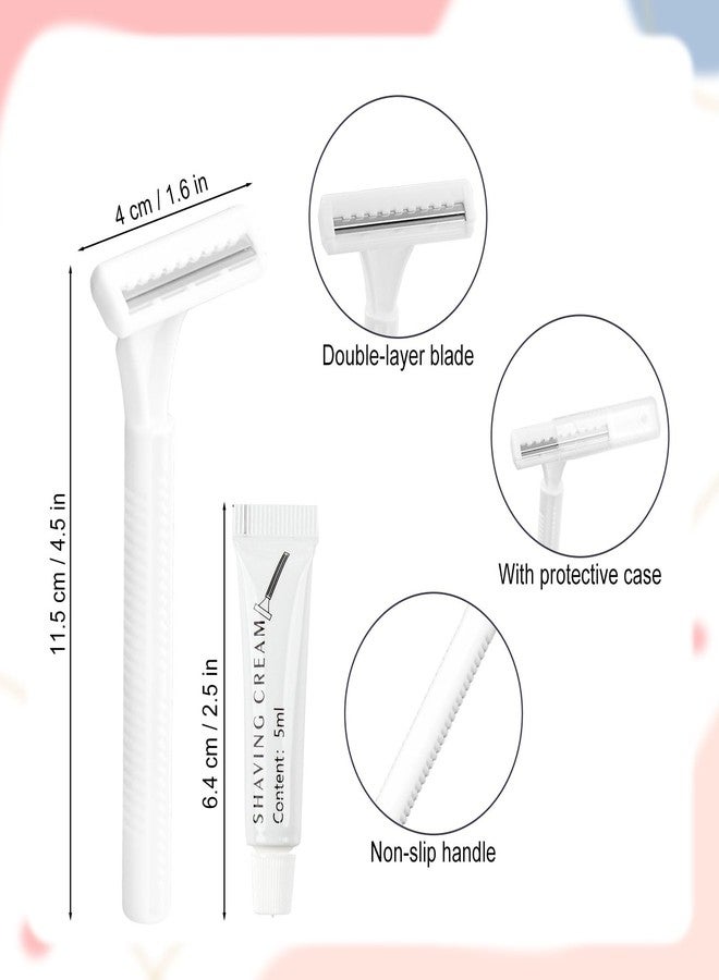 Kocpudu Disposable Razors in Bulk, with Shaving Cream (30-PACK) - Image 2