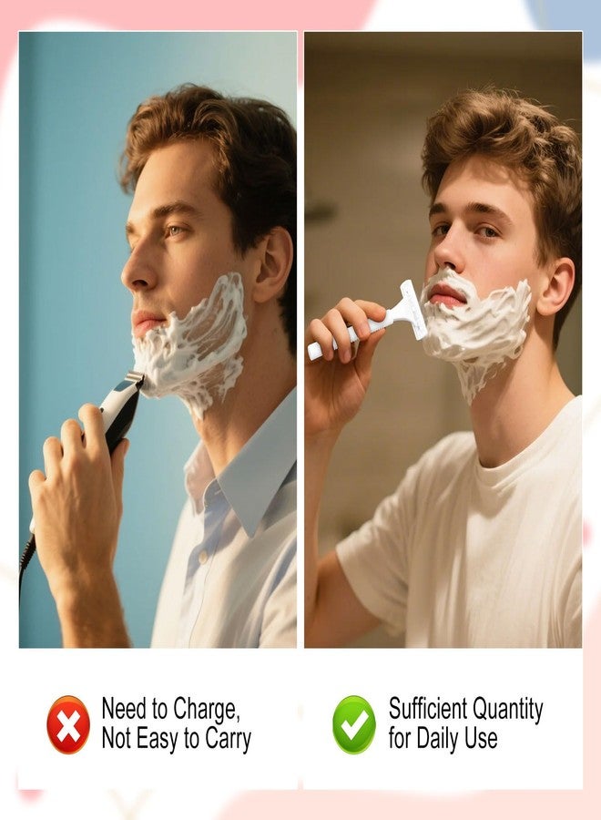 Kocpudu Disposable Razors in Bulk, with Shaving Cream (30-PACK) - Image 3
