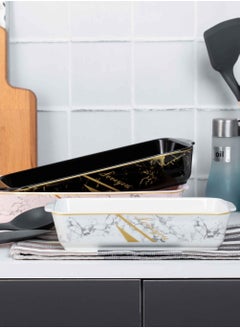3-Piece Casserole Set Rectangular Porcelain(1 small rectangular porcelain casserole,1 medium rectangular porcelain casserole,1 large rectangular porcelain casserole)