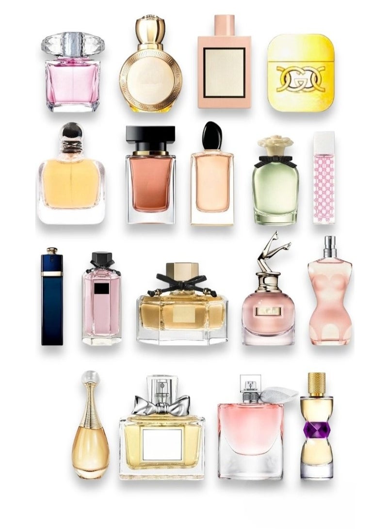 Premium Mini Perfume Set for Women 25 ml (18 Pieces)