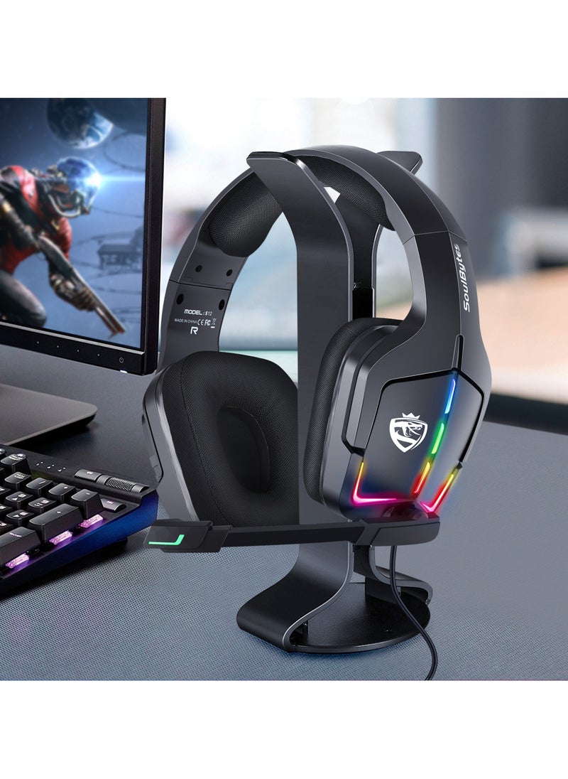 SoulBytes - Soulbytes 3.5mm Wired Gaming Headset Over Ear With Microphone for PS4 PS5 Switch PC Xboxone Laptop - Image 1