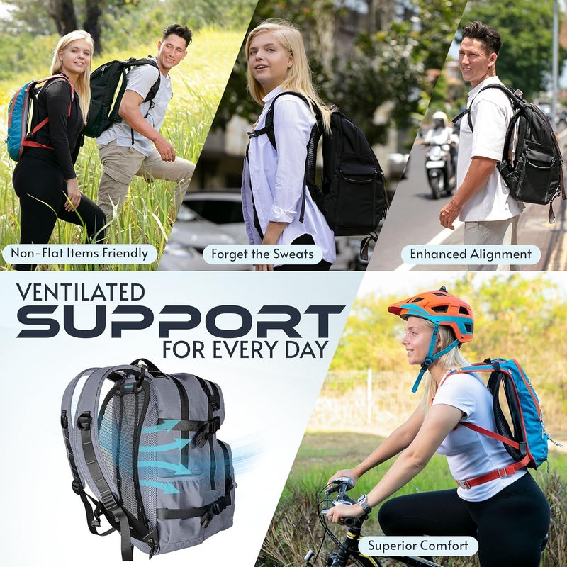 VentaPak Store Lightweight Ventilation Backpack Spacer - Frame for Hiking, Commuting & Biking Backpacks - Large Mesh Ventilation, Rucksack Frames for Improved Airflow Reduced Sweat - Image 3