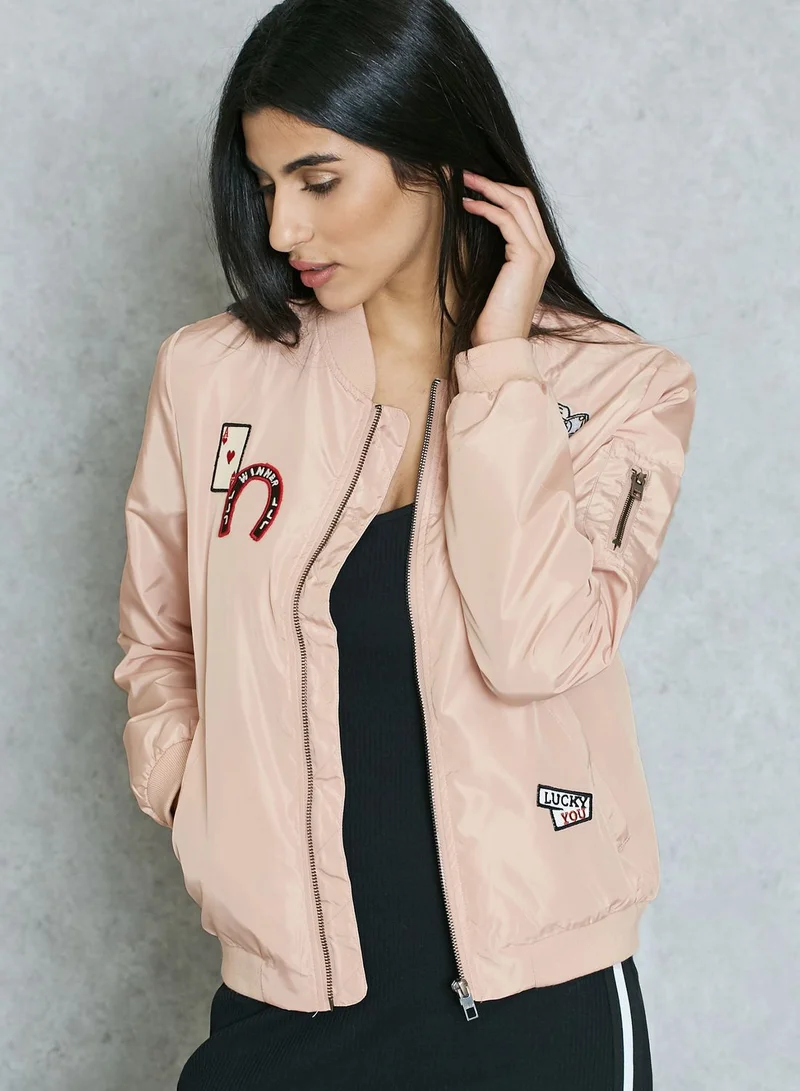 ONLY Patches Bomber Jacket