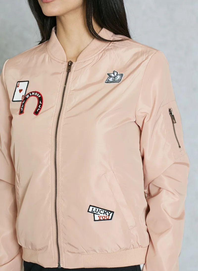 ONLY Patches Bomber Jacket