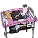 StrongArm Clear View Walker Tray Bag NonSlip Mat Cup Holder Tray for Folding Walkers Food Tray Walker Accessories Tray Table for Standard Adult Walkers Purple - Image 1
