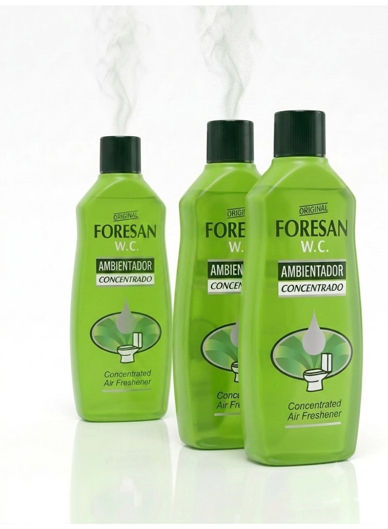 فورزان معطر جو مركز فوريسان - عبوة من 3 زجاجات × 125 مل - رائحة أصلية تدوم طويلاً - Image 3
