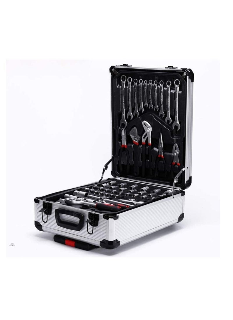 Proscenic - Liduo 187 Pieces Chrome Vanadium Home Repair Tool Set Premium Universal Tool Box Daily Maintenance And DIY With Storage Case - Image 1
