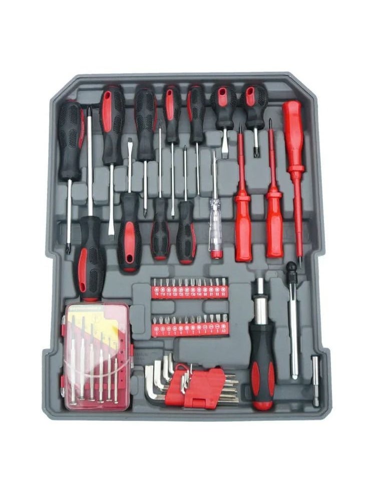 Proscenic - Liduo 187 Pieces Chrome Vanadium Home Repair Tool Set Premium Universal Tool Box Daily Maintenance And DIY With Storage Case - Image 1