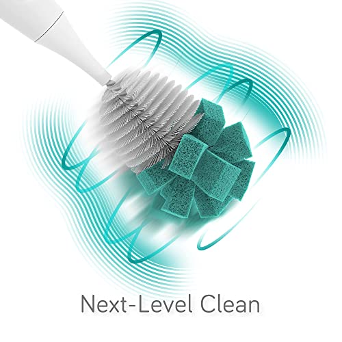 NANOBÉBÉ Nanobebe Electric Bottle Brush Cleaner – Baby Bottle Brush Electric Scrubber for Cleaning Brush for Baby Bottles - Rechargeable, Includes Replaceable Brush Head - Image 3