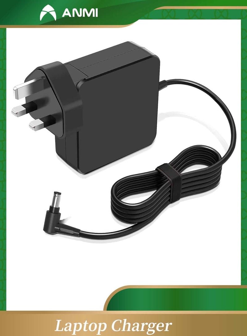 Anmi 20V 3.25A 65W 45W Laptop Charger Replacement for Lenovo IdeaPad 320 310 320S 330 330s 110 110S 120S 330S-15IKB Yoga 520 530, IdeaPad Flex 4 5 6 ADL45WCD Power Supply Adapter Cord (4.0 * 1.7 mm) - Image 1