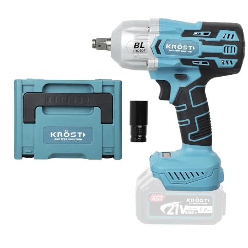 KROST Pro Series 1000NM Cordless Impact Wrench 1/2", Brushless Motor, Auto Stop Function, Variable Speed Forward/Reverse Rotation (Battery & Charger Not Included) - Image 1